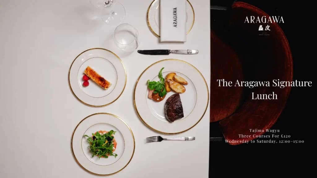 Exquisite Business Lunch At Aragawa
